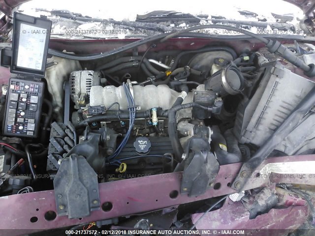 2G2WS522141111283 - 2004 PONTIAC GRAND PRIX GT2 მუქწითელი ფოტო 10
