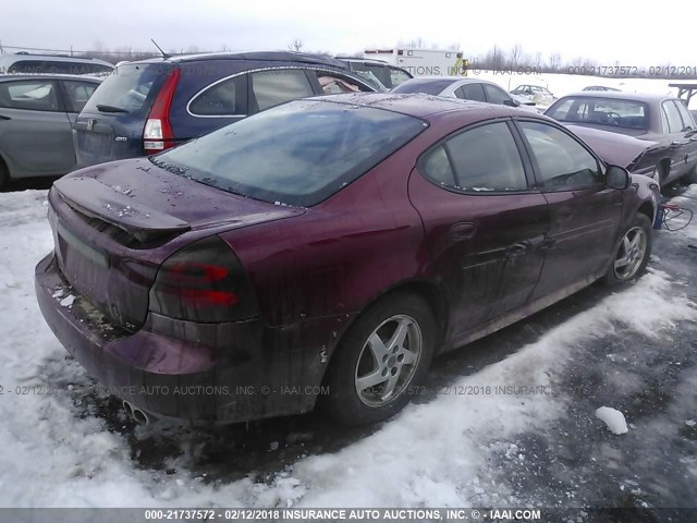 2G2WS522141111283 - 2004 PONTIAC GRAND PRIX GT2 MAROON photo 4