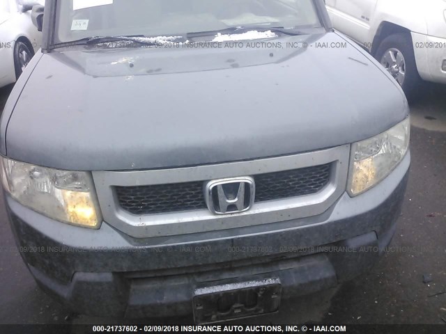 5J6YH28329L000089 - 2009 HONDA ELEMENT LX GRAY photo 6