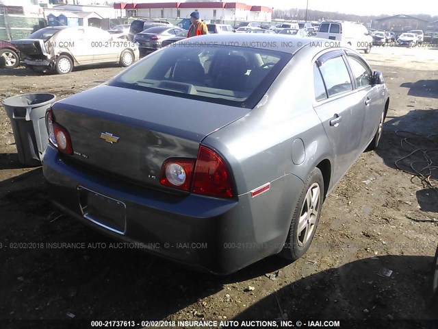 1G1ZG57B984275919 - 2008 CHEVROLET MALIBU LS 灰色 照片 4
