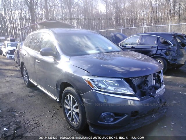 5N1AR2MM3DC674792 - 2013 NISSAN PATHFINDER S/SV/SL/PLATINUM 灰色 照片 1