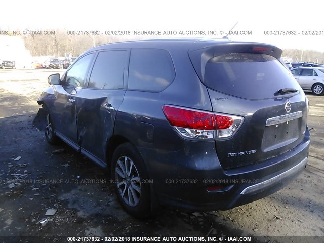 5N1AR2MM3DC674792 - 2013 NISSAN PATHFINDER S/SV/SL/PLATINUM 灰色 照片 3