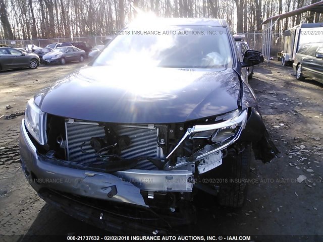 5N1AR2MM3DC674792 - 2013 NISSAN PATHFINDER S/SV/SL/PLATINUM 灰色 照片 6