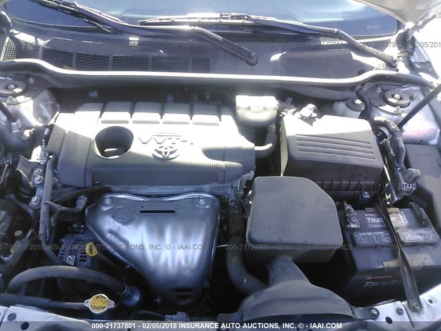 4T1BF3EK1BU222766 - 2011 TOYOTA CAMRY SE/LE/XLE SILVER photo 10