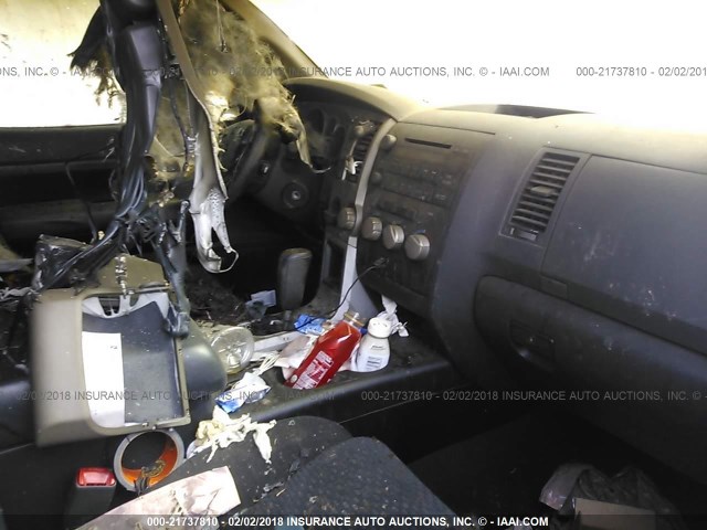 5TFRT54147X012233 - 2007 TOYOTA TUNDRA DOUBLE CAB SR5 BLACK photo 5