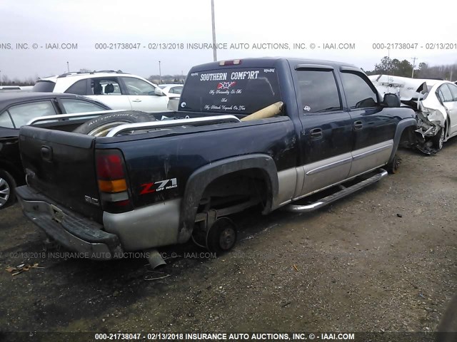 2GTEK13TX51127426 - 2005 GMC NEW SIERRA K1500 BLUE photo 4