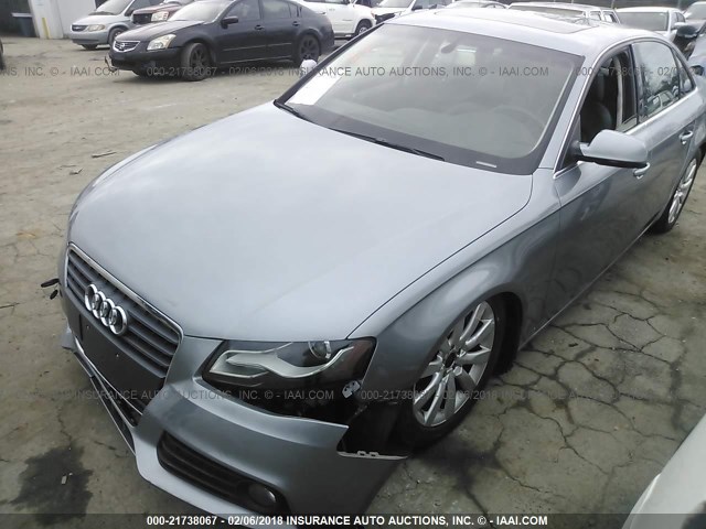 WAUHFBFL4AN066275 - 2010 AUDI A4 PREMIUM PLUS GRAY photo 6