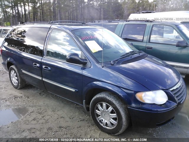 2A4GP54L66R866502 - 2006 CHRYSLER TOWN & COUNTRY TOURING Dark Blue photo 1