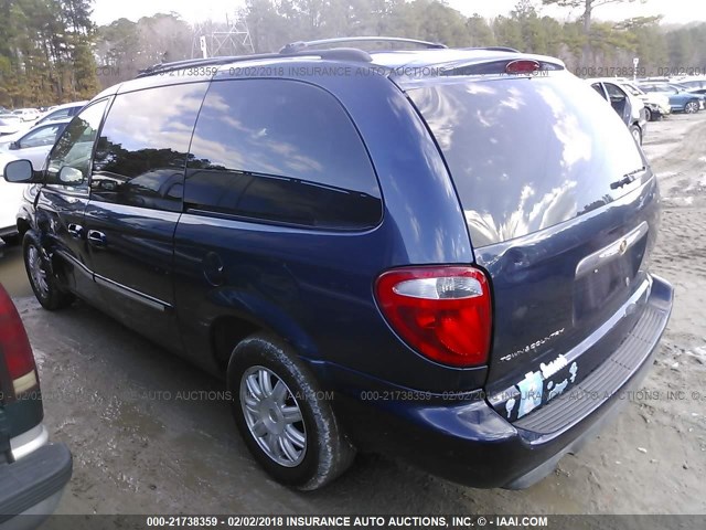 2A4GP54L66R866502 - 2006 CHRYSLER TOWN & COUNTRY TOURING Dark Blue photo 3