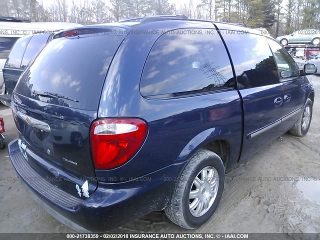 2A4GP54L66R866502 - 2006 CHRYSLER TOWN & COUNTRY TOURING Dark Blue photo 4