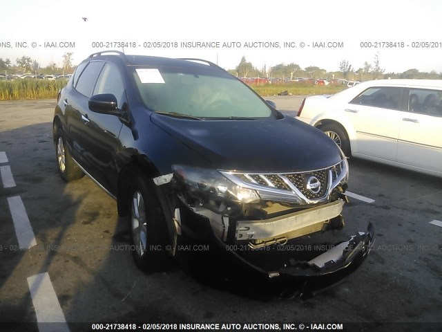 JN8AZ1MW4DW320346 - 2013 NISSAN MURANO S/SL/LE BLACK photo 6