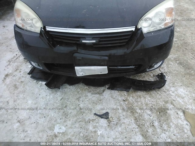 1G1ZU57N47F118403 - 2007 CHEVROLET MALIBU LTZ შავი ფოტო 6