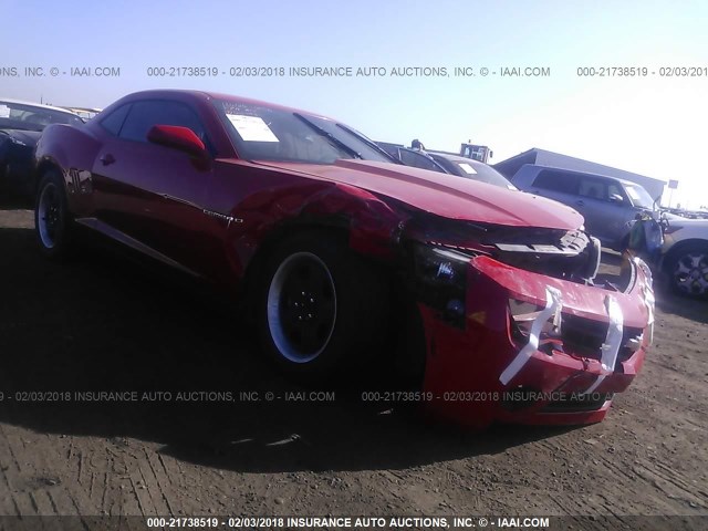 2G1FA1E37C9194092 - 2012 CHEVROLET CAMARO LS RED photo 1