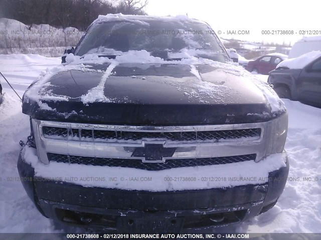 3GCEK133X8G284675 - 2008 CHEVROLET SILVERADO K1500 BLACK photo 6