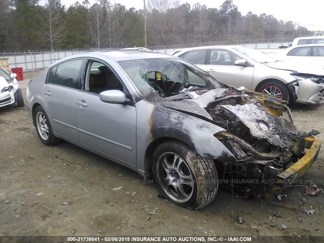 1N4BA41E84C905068 - 2004 NISSAN MAXIMA SE/SL GRAY photo 1