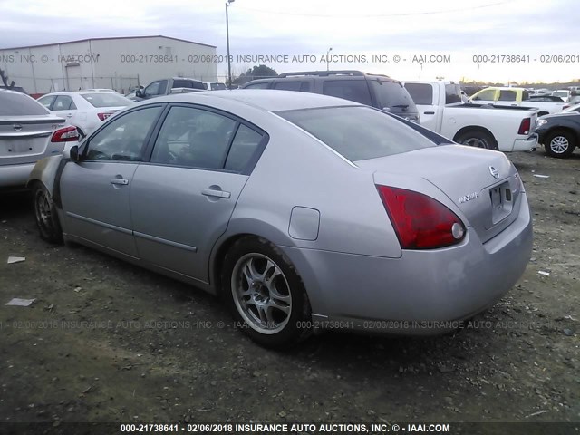 1N4BA41E84C905068 - 2004 NISSAN MAXIMA SE/SL GRAY photo 3