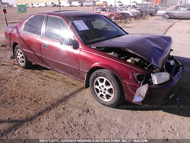 4T1BG22K31U062500 - 2001 TOYOTA CAMRY CE/LE/XLE BURGUNDY photo 1