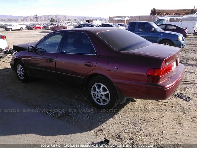 4T1BG22K31U062500 - 2001 TOYOTA CAMRY CE/LE/XLE 勃艮第红 照片 3