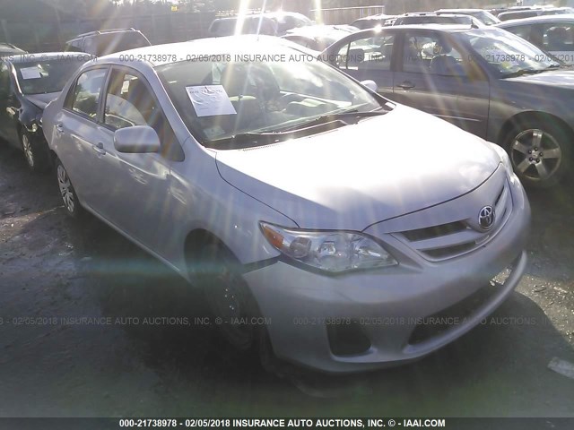 2T1BU4EE2CC864387 - 2012 TOYOTA COROLLA S/LE SILVER photo 1