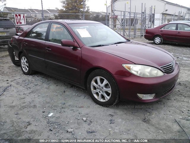 4T1BE30K76U129427 - 2006 TOYOTA CAMRY LE/XLE/SE RED photo 1