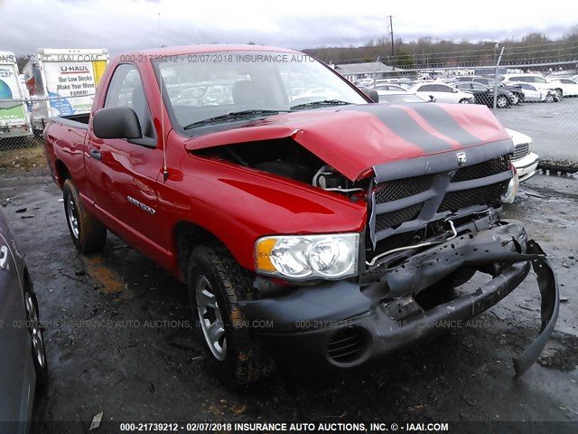 1D7HA16K15J522335 - 2005 DODGE RAM 1500 ST RED photo 1