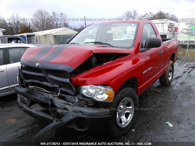 1D7HA16K15J522335 - 2005 DODGE RAM 1500 ST RED photo 2