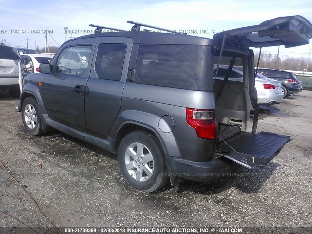 5J6YH28729L005912 - 2009 HONDA ELEMENT EX GRAY photo 3