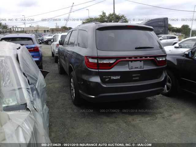 1C4RDJAG0JC176754 - 2018 DODGE DURANGO SXT GRAY photo 3