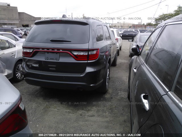 1C4RDJAG0JC176754 - 2018 DODGE DURANGO SXT GRAY photo 4