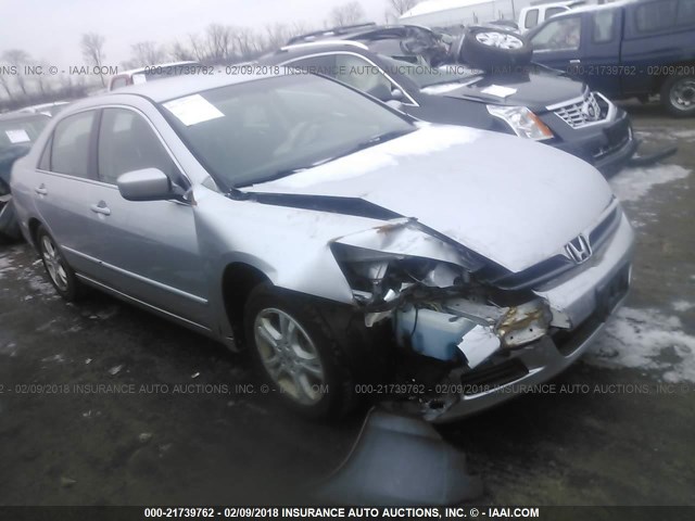 1HGCM55306A142404 - 2006 HONDA ACCORD SE SILVER photo 1