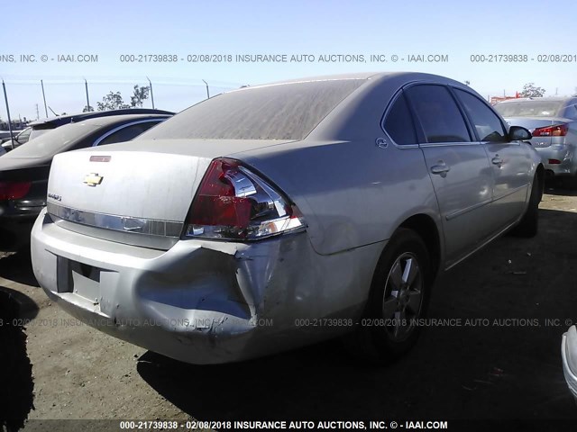 2G1WB58K679147794 - 2007 CHEVROLET IMPALA LS SILVER photo 4