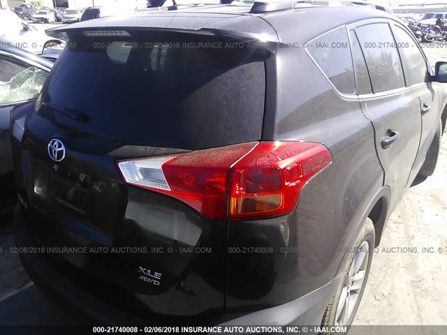 2T3RFREVXFW347399 - 2015 TOYOTA RAV4 XLE BLACK photo 4