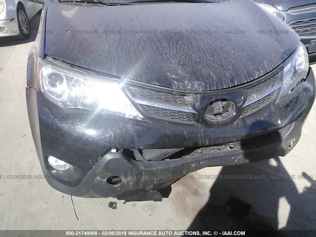 2T3RFREVXFW347399 - 2015 TOYOTA RAV4 XLE BLACK photo 6