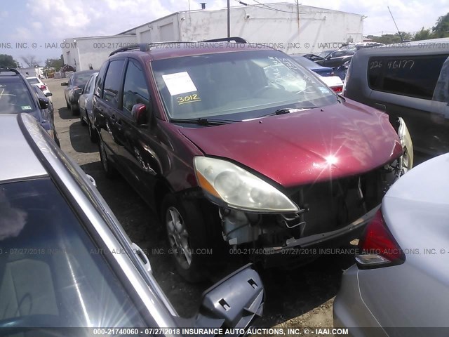 5TDZA22CX6S547385 - 2006 TOYOTA SIENNA XLE/XLE LIMITED MAROON photo 1