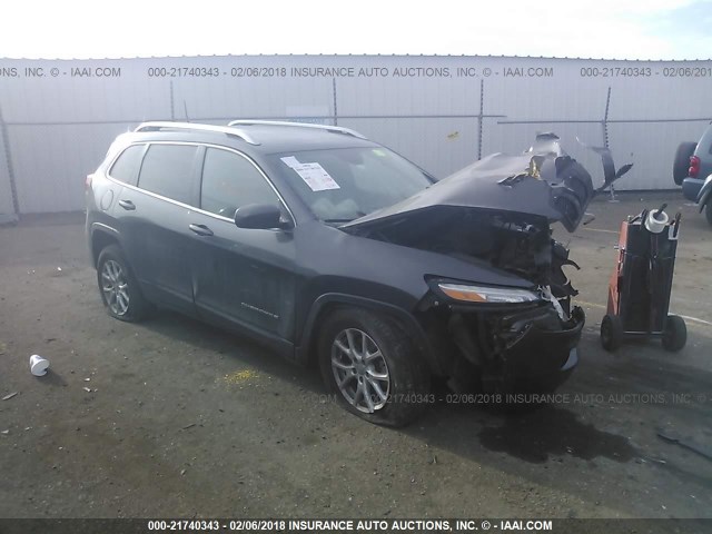 1C4PJMCS2GW142647 - 2016 JEEP CHEROKEE LATITUDE GRAY photo 1