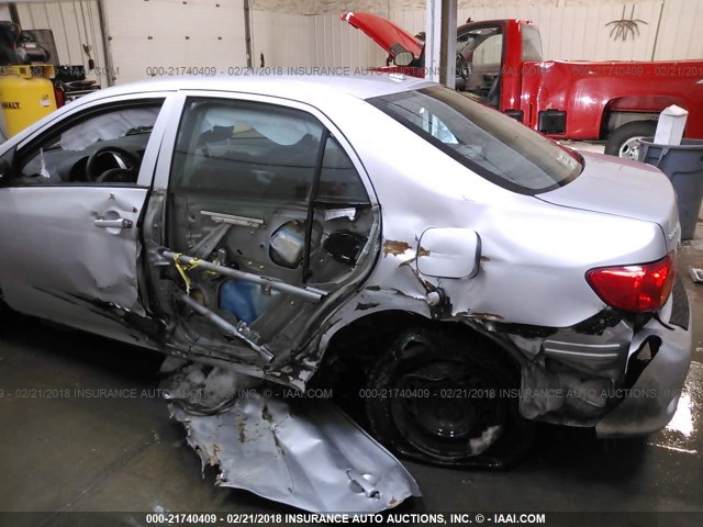 JTDBL40E19J007064 - 2009 TOYOTA COROLLA LE/XLE SILVER photo 6