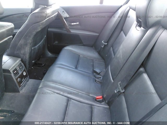 WBANE53577CY05916 - 2007 BMW 525 I GRAY photo 8