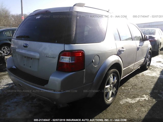 1FMZK06156GA38319 - 2006 FORD FREESTYLE LIMITED GRAY photo 4