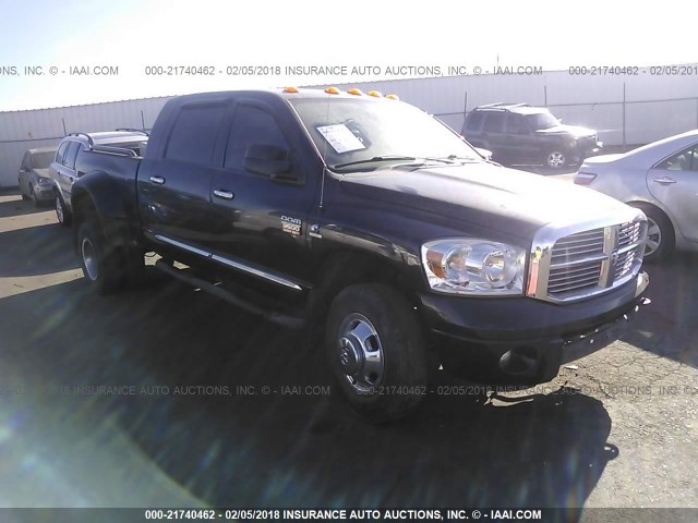 3D3MX49L49G552974 - 2009 DODGE RAM 3500 BLACK photo 1