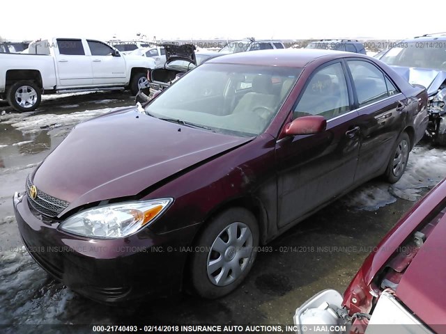 4T1BE30K54U319451 - 2004 TOYOTA CAMRY LE/XLE/SE 红色 照片 2