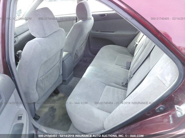 4T1BE30K54U319451 - 2004 TOYOTA CAMRY LE/XLE/SE 红色 照片 8