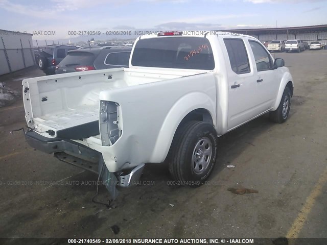 1N6AD0EV6GN720281 - 2016 NISSAN FRONTIER S/SV/SL/PRO-4X WHITE photo 4