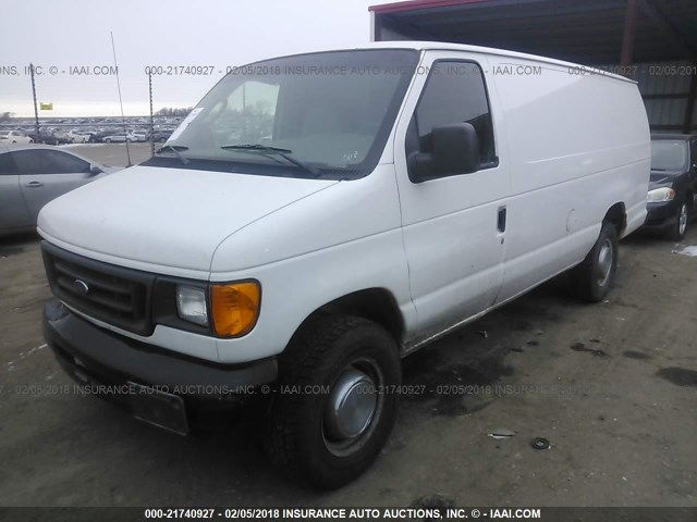 1FTSS34L56HA88479 - 2006 FORD ECONOLINE E350 SUPER DUTY VAN WHITE photo 2