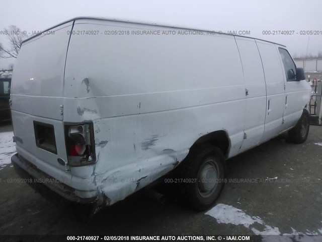 1FTSS34L56HA88479 - 2006 FORD ECONOLINE E350 SUPER DUTY VAN WHITE photo 4