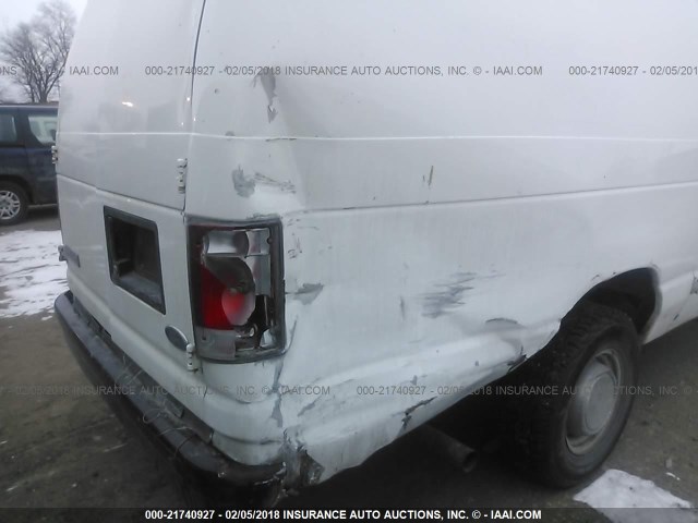 1FTSS34L56HA88479 - 2006 FORD ECONOLINE E350 SUPER DUTY VAN WHITE photo 6