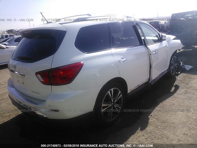 5N1DR2MN5HC633866 - 2017 NISSAN PATHFINDER S/SV/SL/PLATINUM 白色 照片 4