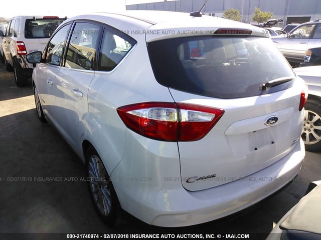 1FADP5BUXDL544882 - 2013 FORD C-MAX SEL WHITE photo 3