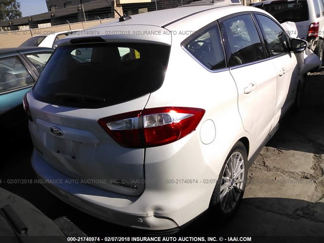 1FADP5BUXDL544882 - 2013 FORD C-MAX SEL WHITE photo 4