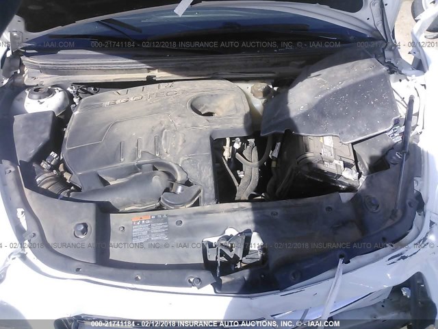 1G1ZC5E04CF192618 - 2012 CHEVROLET MALIBU 1LT 白色 照片 10