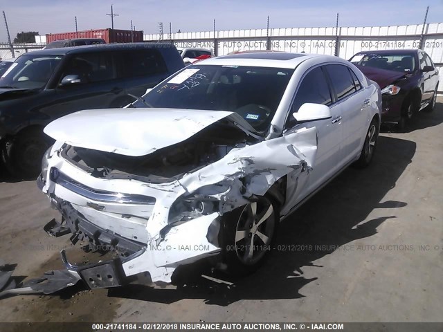 1G1ZC5E04CF192618 - 2012 CHEVROLET MALIBU 1LT 白色 照片 2